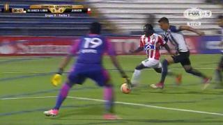 Alianza Lima vivió riesgo de gol de Junior a los pocos segundos de iniciarse el partido [VIDEO]