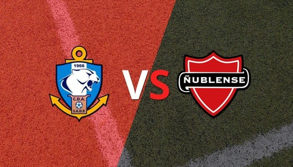 D. Antofagasta y Ñublense se mantienen sin goles al finalizar el primer tiempo