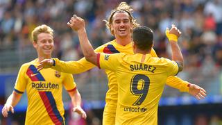 Con goles de Messi, Suárez y Griezmann, Barcelona goleó 3-0 al Eibar por la Liga Santander