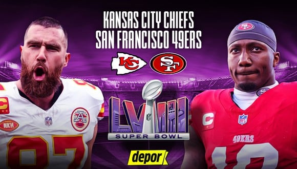 Super Bowl 2024 - Chiefs vs. 49ers: links de transmisión de la final de NFL (Foto: Depor)