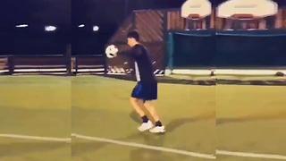 De tal palo, tal astilla: Enzo Zidane se vuelve viral por la gran técnica que tiene para controlar una pelota [VIDEO]