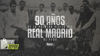 Real Madrid: se cumplen 90 años de su primera visita al Perú [INFOGRAFÍA]