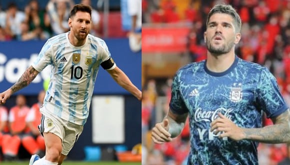 De Paul y Messi conquistar la Copa América 2021. Foto: AFP/Argentina.
