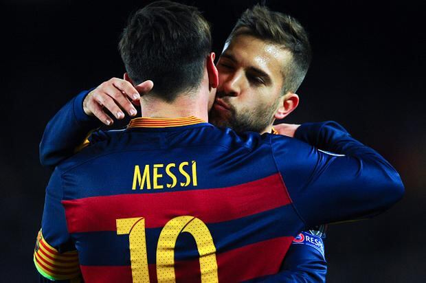 Lionel Messi y Jordi Alba fueron compañeros en el Barcelona hasta mediados de 2021. (Foto: Getty Images)