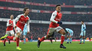 Victoria agónica: Arsenal ganó 2-1 a Burnley por Premier con gol de Alexis Sánchez