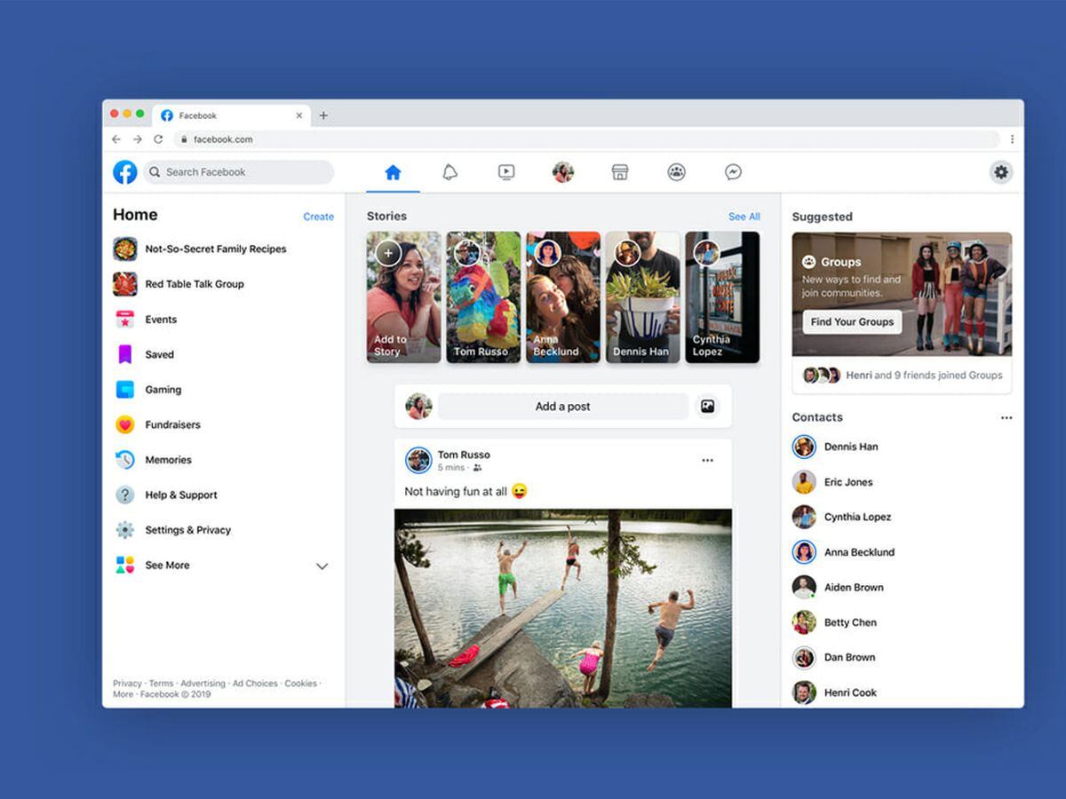 Tecnología: Facebook | New Design | cómo activar su nuevo diseño en un paso  y obte | NOTICIAS DEPOR PERÚ