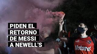 Lionel Messi: Hinchas en Rosario piden la vuelta del astro argentino a Newell’s Old Boys