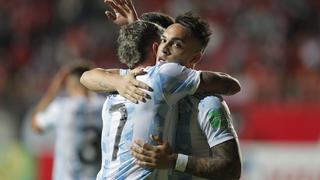 Celebra la ‘Albiceleste’: resumen y goles (2-1) del Argentina vs. Chile por Eliminatorias