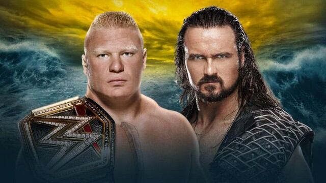 WrestleMania 36: Brock Lesnar vs Drew McIntyre por el título de WWE en la cartelera del 4 de abril. (WWE)