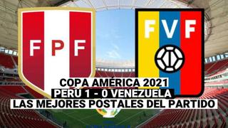 Copa América 2021: Perú 1 - 0 Venezuela mira aquí las mejores capturas del partido