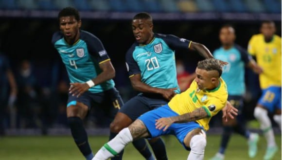 Ecuador vs. Brasil por la fecha 5 del Grupo B de la Copa América 2021. (Foto: Agencias)