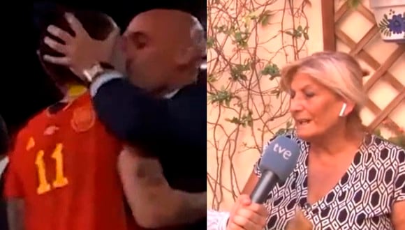 La madre de Jenni Hermoso se pronunció sobre el beso de Luis Rubiales. (Foto: RTVE)