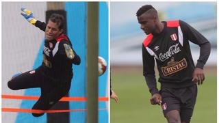 Leao Butrón y Christian Ramos las novedades en el entrenamiento de la bicolor (FOTOS)