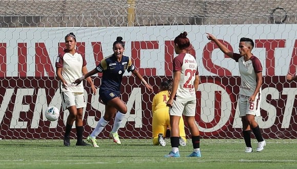 Alianza venció 2-0 a Universitario y ganó el ‘Clásico’ de la Liga de Fútbol Femenino. (Jesús Saucedo / @photo.gec)