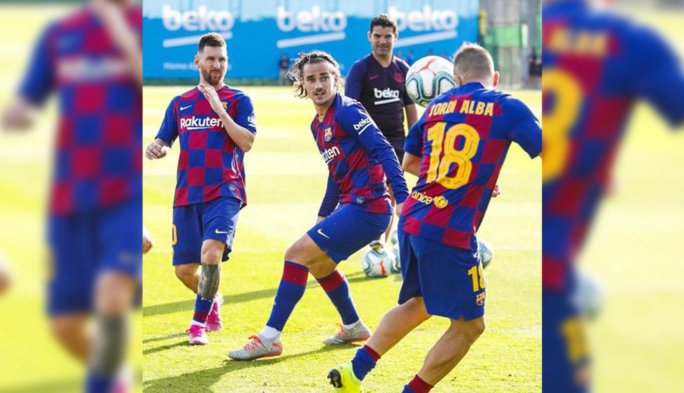 Lionel Messi trabajó con Barcelona en el segundo entrenamiento del día. (Foto: FC Barcelona)