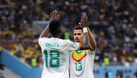 Ismaila Sarr anotó el 1-0 de Senegal vs. Ecuador por el Mundial Qatar 2022. (Foto: Getty)