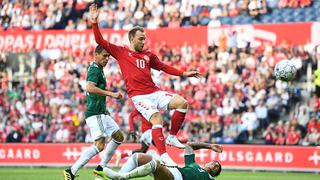 'Fusiló' a Ochoa: Eriksen puso el 2-0 para Dinamarca con potente remate al primer palo [VIDEO]