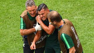 ¡Cayó mal! Jugador sufrió terrible lesión en el Dinamarca vs. Australia [VIDEO]