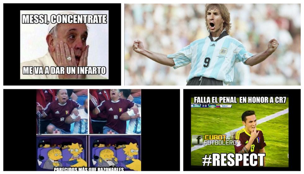 Los mejores memes del partido entre Argentina y Venezuela por cuartos de final de Copa Centenario (memedeportes.com)