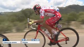 ¡Gran Vuelta a San Juan! Peruano Royner Navarro se ubicó entre los tres mejores de Montaña en la Etapa 4