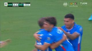 El primero en Nuevo León: gol de Rafael Baca para el 1-0 de Cruz Azul vs. Tigres por la Liga MX
