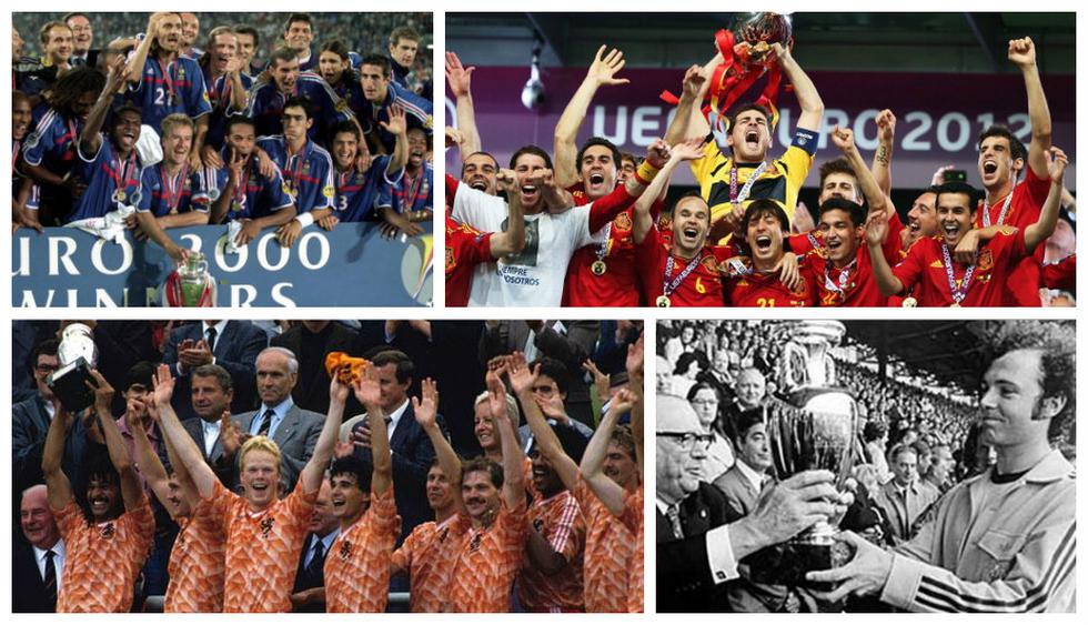 Los equipos que han ganado la Eurocopa en toda la historia (Getty).