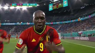 Se lo dedicó a Eriksen: el gol de Lukaku para el 1-0 en el Bélgica vs. Rusia [VIDEO]