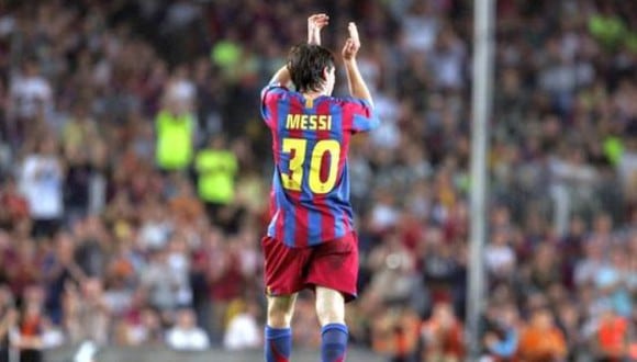 Lionel Messi debutó con el dorsal '30' en la victoria del FC Barcelona ante RCD Espanyol por 1-0. (Foto: Getty)
