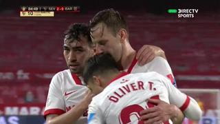 La ‘ley del ex’: Ivan Rakitic sentencia el 2-0 en el Barcelona vs. Sevilla por Copa del Rey [VIDEO]