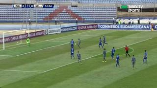 Cristian Palacios casi marca el primer gol de Sporting Cristal en el duelo ante Zulia FC [VIDEO]