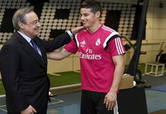 ¿Se queda o se va del Madrid?: Florentino Pérez confirmó el futuro de James Rodríguez