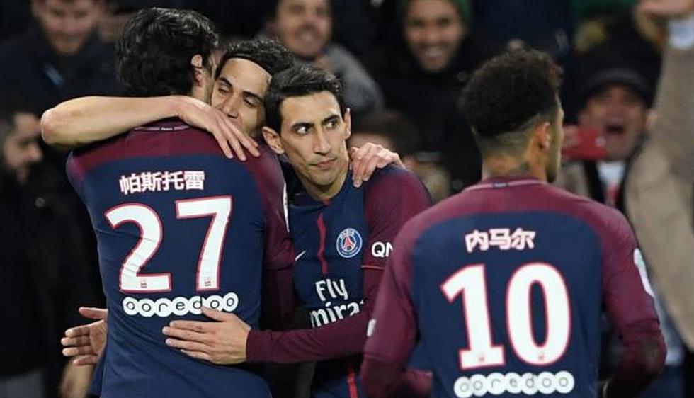 PSG goleó y se afianza en el primer lugar de la Ligue 1. (AFP / Reuters)