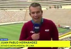 ¡Qué tal blooper! Periodista colombiano cometió tremendo error al confundir a Universitario de Deportes [VIDEO]