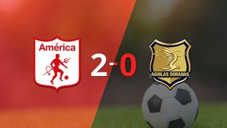 América de Cali marcó dos veces en la victoria ante Águilas Doradas Rionegro en el estadio Olímpico Pascual Guerrero