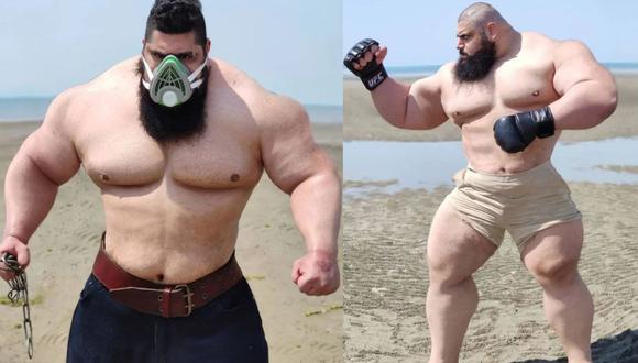 El intenso entrenamiento del llamado ‘Hulk iraní' que remece las redes sociales. (Difusión)