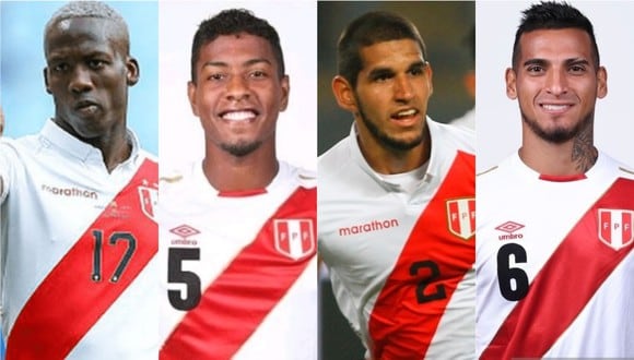 Advíncula, Araujo, Abram, Trauco conformarían la defensa de la selección peruana para los duelos ante Bolivia y Venezuela. (Foto: GEC)