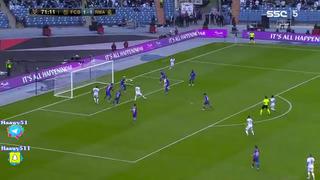 Durmió la defensa culé: Benzema marca el 2-1 del Real Madrid vs. Barcelona por Supercopa [VIDEO]