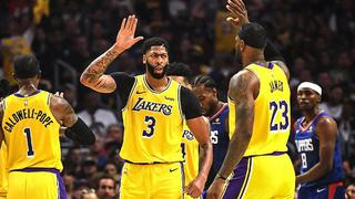 Partido frenético: Lakers derrotaron a los Clippers en el reinicio de la NBA