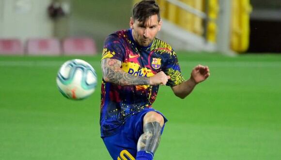 Lionel Messi fue el goleador de LaLiga Santander 2019-20, con 25 anotaciones. (Foto: AFP)