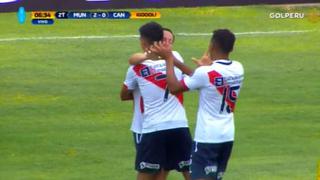 La ‘suerte’ de Pablo Lavandeira para anotar un gol ante Cantolao [VIDEO]