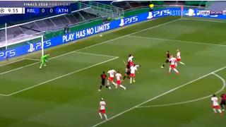 El portero la sacó en la línea: Savic casi marca el 1-0 del Atlético de Madrid vs Leipzig tras remate de cabeza [VIDEO]