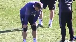 A lo Messi: Cristiano Ronaldo vomitó en plena cancha en el entrenamiento