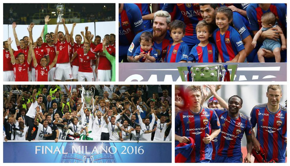 Champions League: las ocho cabezas se serie para el sorteo en Mónaco. (Foto: Agencias)