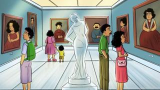 El reto viral que jugará con tu vista y mente: ¿cuántas personas hay en el museo? [FOTO]