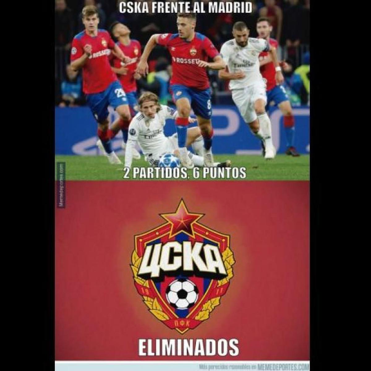 real madrid vs cksa moscu los memes