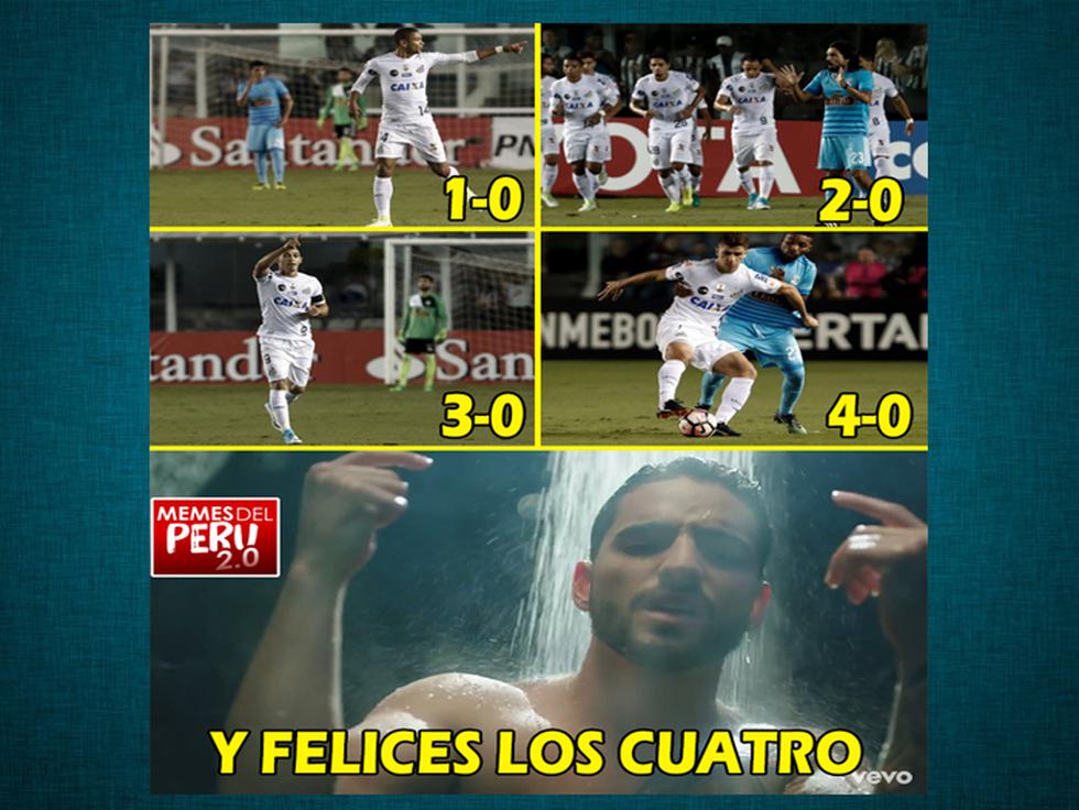 Sporting Cristal fue goleado en la Copa Libertadores y los memes aparecieron con fuerza [FOTOS]