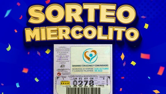 Lotería Nacional de Panamá: resultados del 'Sorteo Miercolito' del 19 de octubre (Foto: @lnbpma).