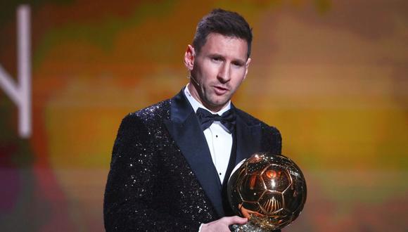 Lionel Messi ganó el Balón de Oro 2021. (Foto: Agencias)