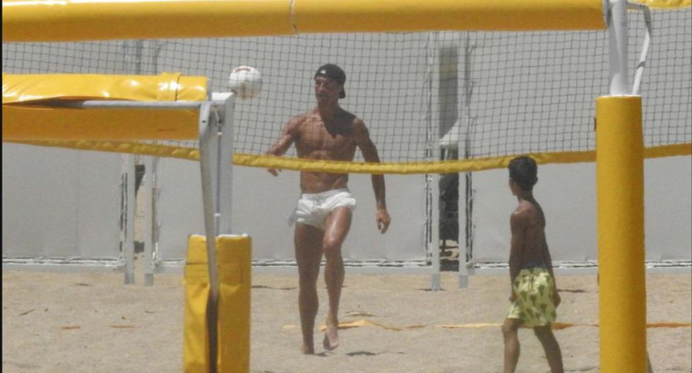 Cristiano Ronaldo pasa vacaciones en Grecia con su familia. (Diario AS)