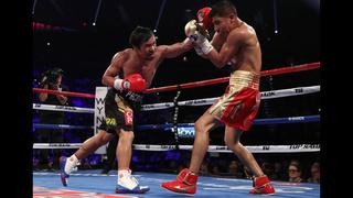 Las mejores imágenes de pelea Pacquiao-Vargas por título mundial wélter OMB